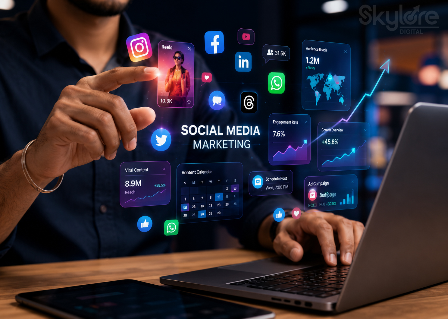 Digital Marketing Agency in Ahmedabad, Advertising, Digital Marketing Agency, Advertising Agency, Branding, Creative Marketing Agency, Audience Targeting, Content Marketing, Ads Campaign, Audience Engagement, Social Media Marketing Agency in Ahmedabad
