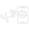 social media marketing icon